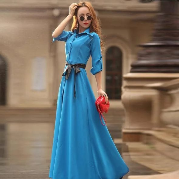 New Arrival Bohemian High Waist Beach Long Dress