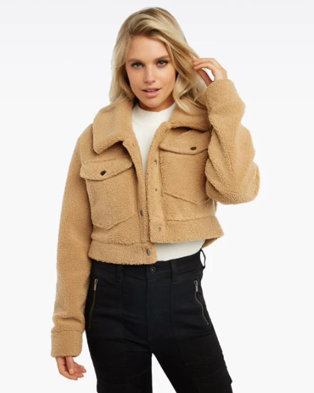 Cropped Sherpa Jacket