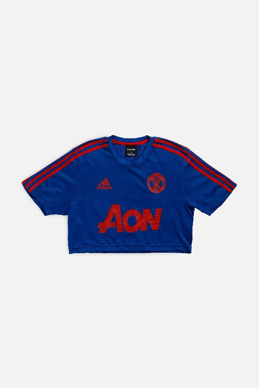 Rework Crop Manchester Soccer Jersey - S