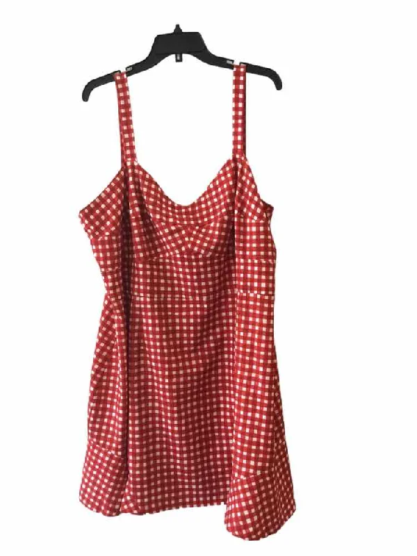 Time-Limited Offer Hutch Red and white Size 22W Dress