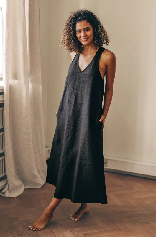 Exclusive Deal Minimalist Linen Dress
