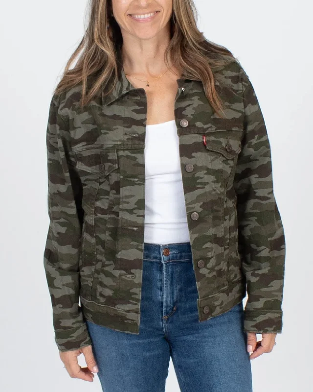 Ex-Boyfriend Camo Trucker Jacket