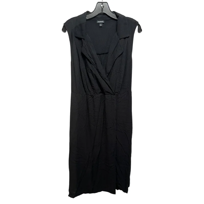 Big Discounts Dress Casual Maxi By Torrid In Black, Size: 1x