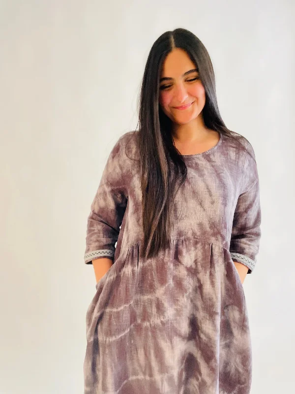 Best Seller Pocket Dress - Heather Purple