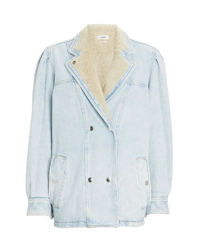 Veste Lucinda Sherling Denim Jacket