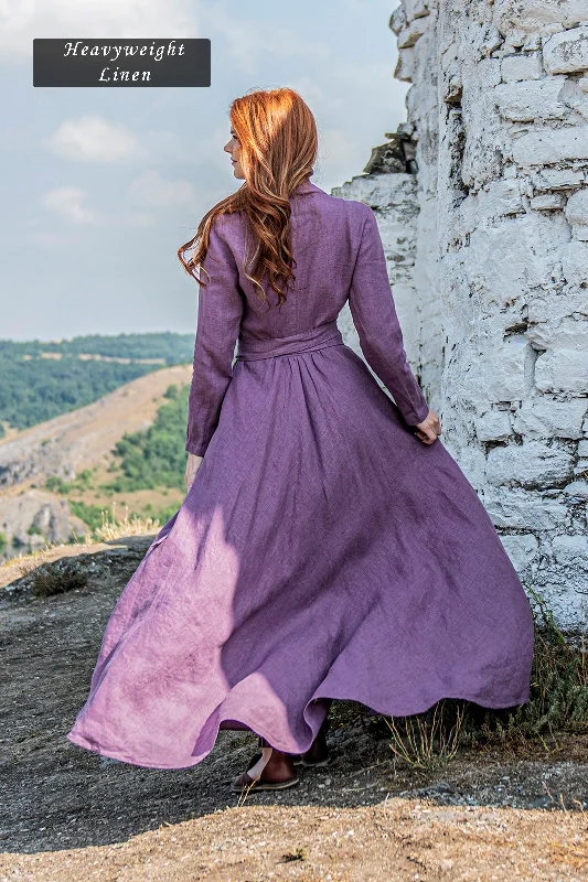 Deal Explosion Linen A-Line Maxi Dress