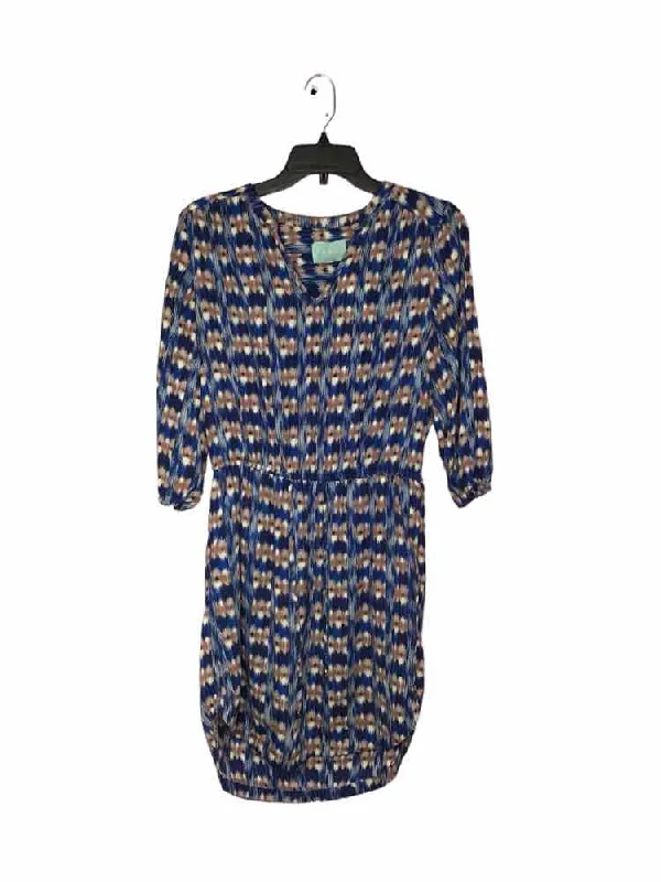 Super Sale Skies are blue Blue Multi Size S Dress