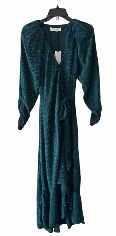 Instant Discount ASTR Dark Teal Size M Dress