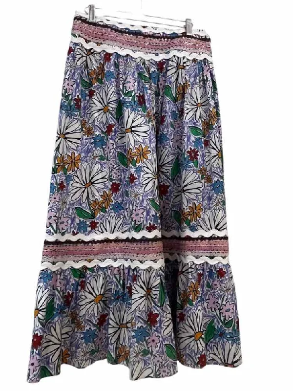 Fantastic Offers Celiab Mutli cream Size M Skirt