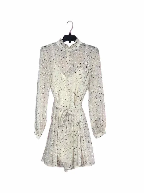 Overstock Sale Lucca Nude and navy Size L Dress