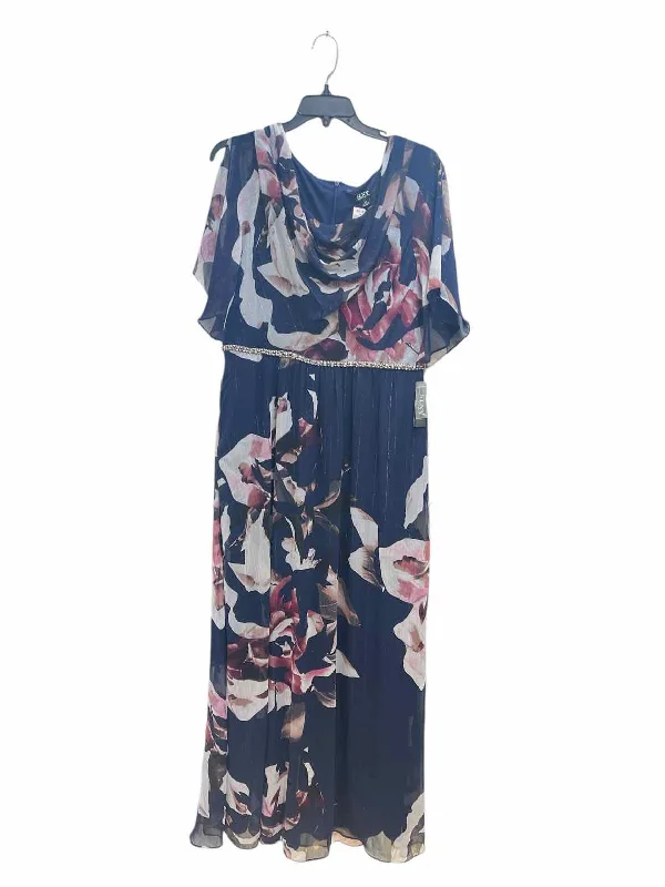 Price Reduction SLNY Navy and Pink Size 12 Dress