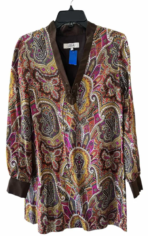 Deal Frenzy Tibi Brown multi Size 8 Dress