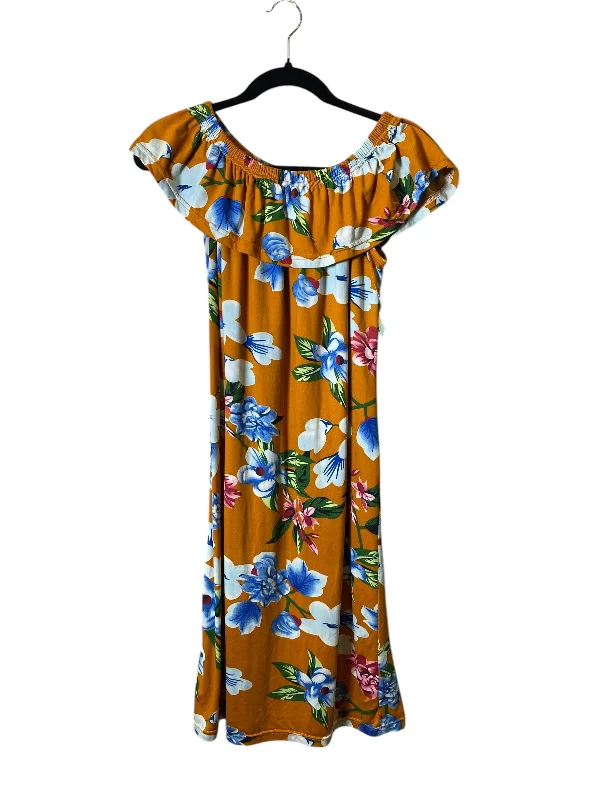 Incredible Offers Dress Casual Midi By Cmc In Tan, Size: 2x