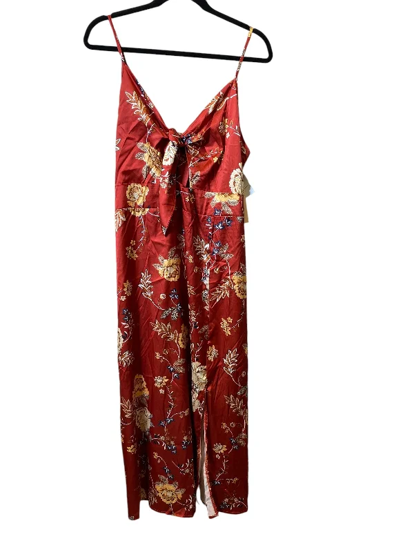 Act Fast Dress Casual Maxi By Clothes Mentor In Floral Print, Size: 2x