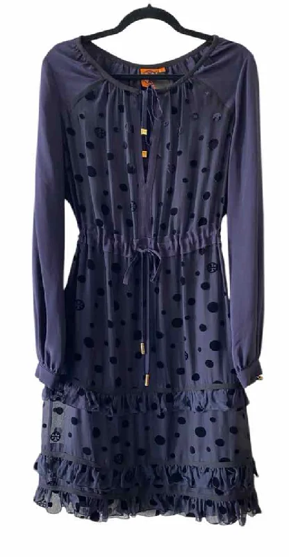 Year-End Sale Tory Burch Navy Blue Size 8 Dress