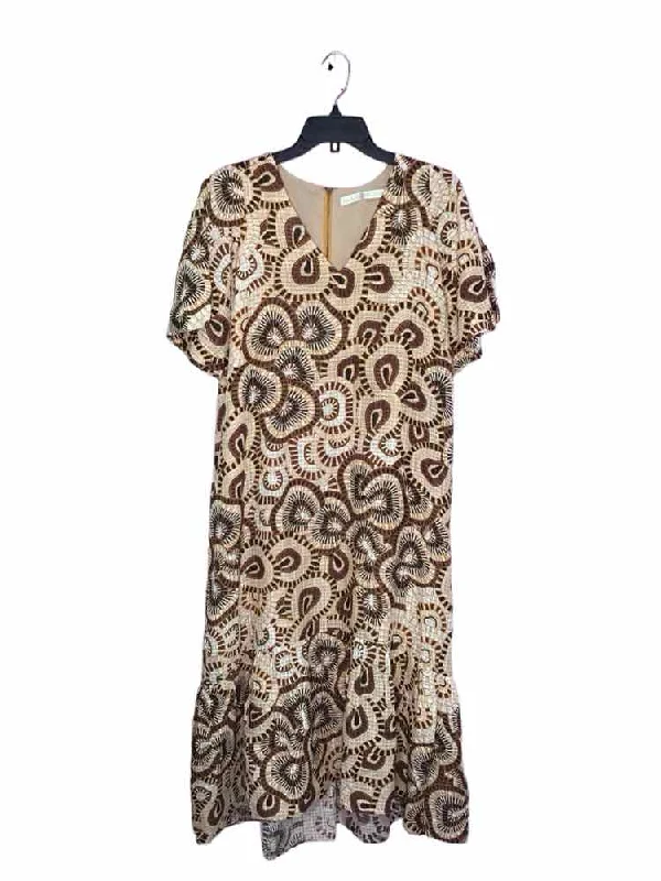 Super Deal Marie Oliver Orange Multi Size S Dress