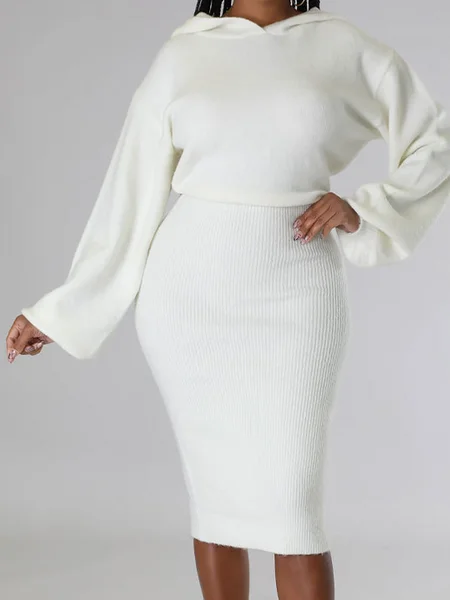 Quick Sale Long sleeved Long Hooded Dress   HW5SP8M5BR