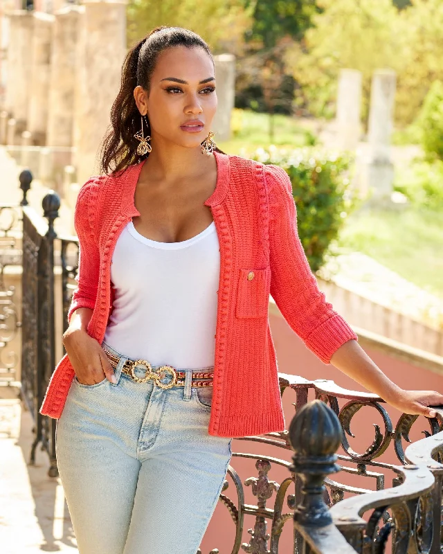 Price Buster Puff Sleeve Sweater Cardigan Dubarry