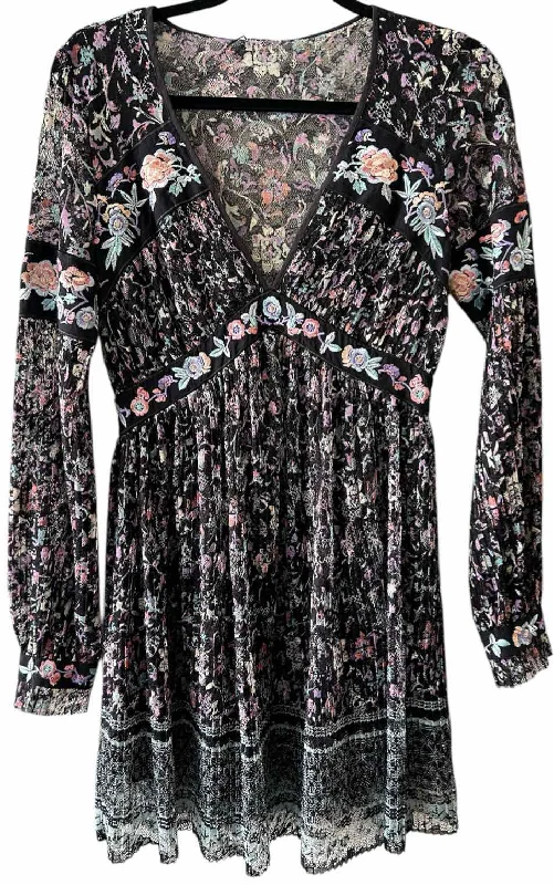 Markdowns Free People Black Multi Size 4 Dress